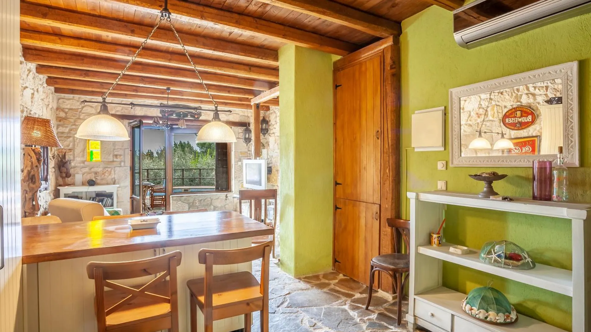 Forest Stone Villa With Pool Kriopigi